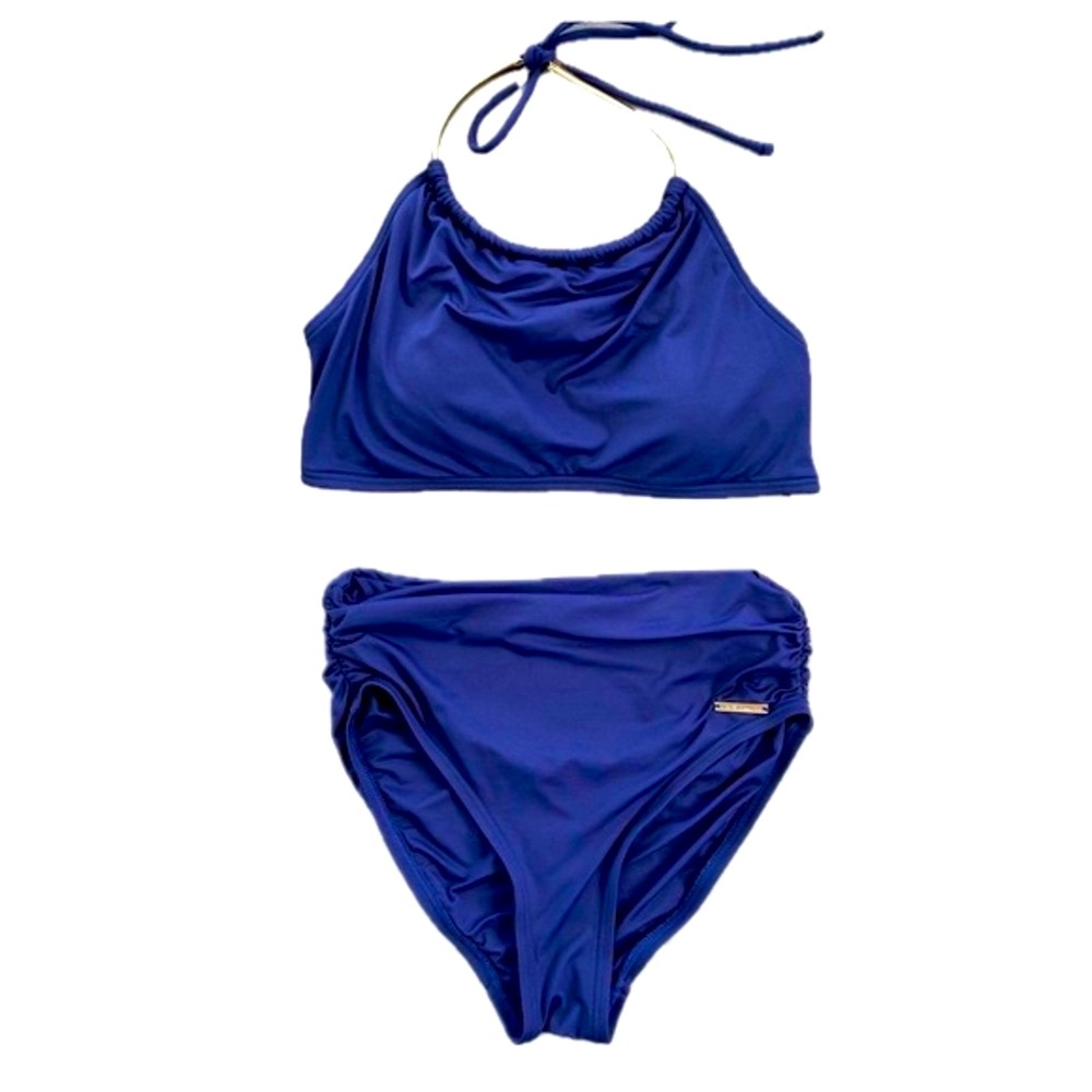 Vince Camuto High Waisted Two Piece Swimsuit